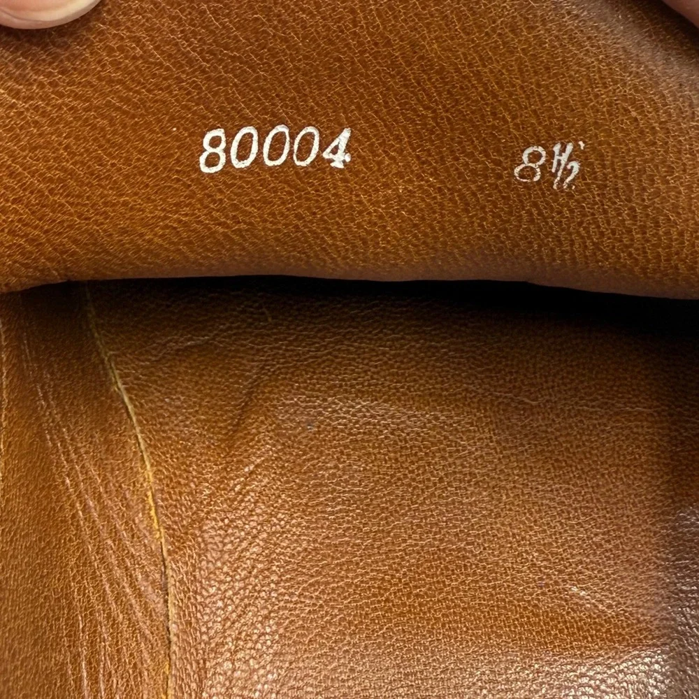 A.‎ Testoni Men's 8.5 Brown Pebbled Leather Bit Loafers Italy Luxury Dress Shoes